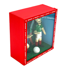 Load image into Gallery viewer, Handmade Framed Shadow Box - Mundial Futbolistas Action
