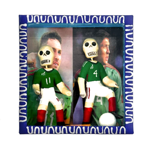 Load image into Gallery viewer, Handmade Framed Shadow Box - Mundial Futbolistas Action