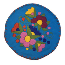 Load image into Gallery viewer, Handmade Embroidered Tortilla Holder/Warmer (Tortillero) Home &amp; Kitchen Mexico Blue 2