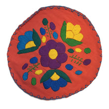 Load image into Gallery viewer, Handmade Embroidered Tortilla Holder/Warmer (Tortillero) Home &amp; Kitchen Mexico Orange 3