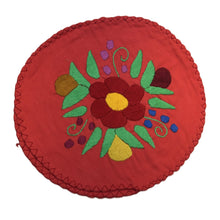 Load image into Gallery viewer, Handmade Embroidered Tortilla Holder/Warmer (Tortillero) Home &amp; Kitchen Mexico Coral 2