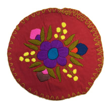Load image into Gallery viewer, Handmade Embroidered Tortilla Holder/Warmer (Tortillero) Home &amp; Kitchen Mexico Red 4