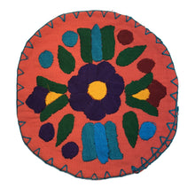 Load image into Gallery viewer, Handmade Embroidered Tortilla Holder/Warmer (Tortillero) Home &amp; Kitchen Mexico Orange 5