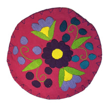Load image into Gallery viewer, Handmade Embroidered Tortilla Holder/Warmer (Tortillero) Home &amp; Kitchen Mexico Pink 2
