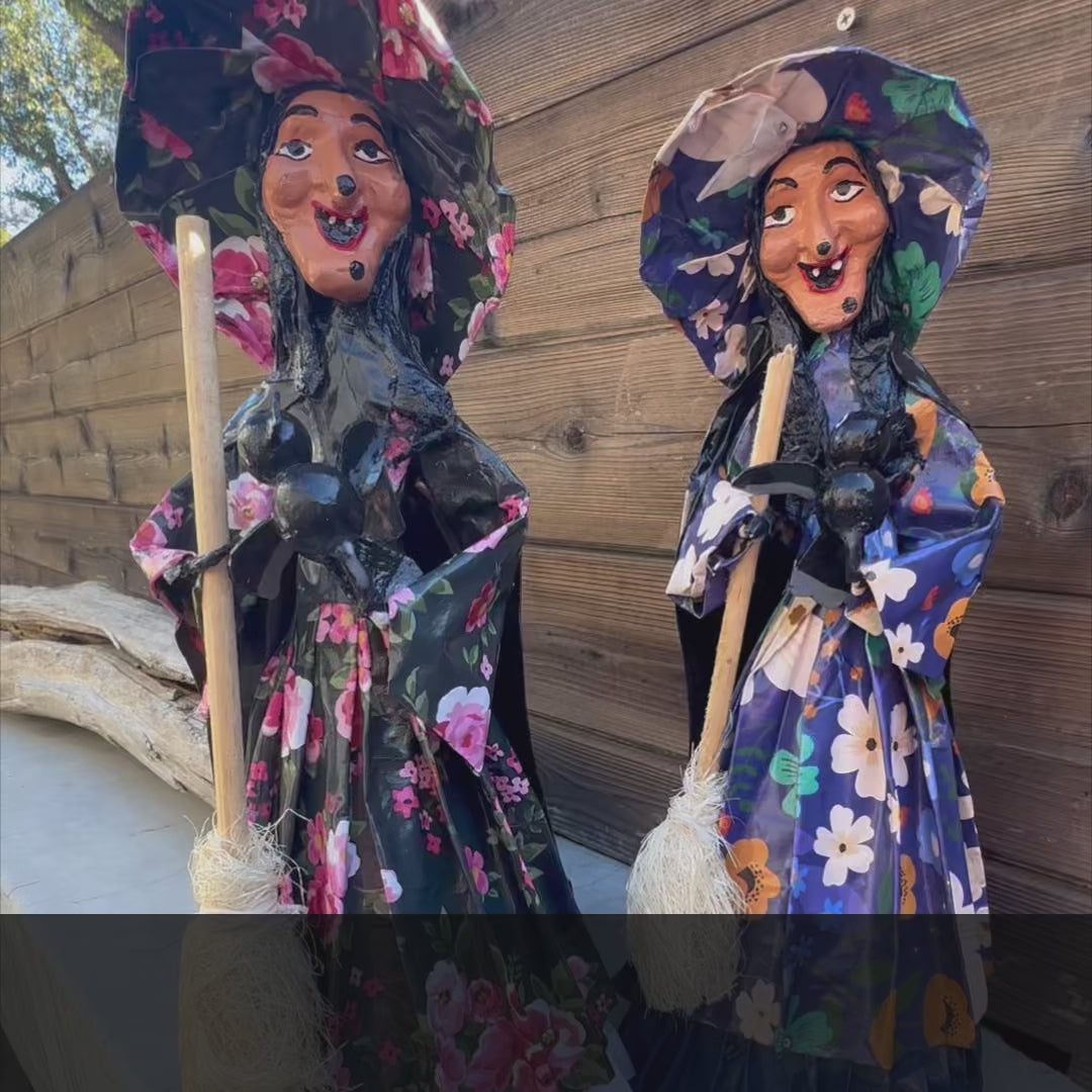 Mexican Handmade Paper Maché - Catrina - El Son De La Bruja Art & Decor Muertolandia.com
