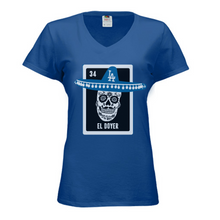 Load image into Gallery viewer, El Doyer - Women&#39;s Short Sleeve Shirt Apparel Mariachi Los Muertos El Doyer Sombrero Large