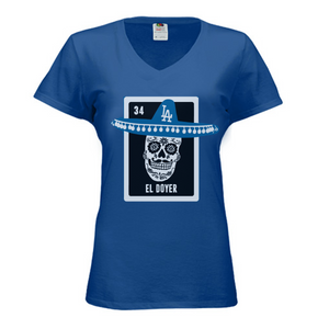 El Doyer - Women's Short Sleeve Shirt Apparel Mariachi Los Muertos El Doyer Sombrero Large