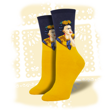Load image into Gallery viewer, Women&#39;s Frida Kahlo &quot;Pensive Frida&quot; Socks