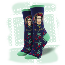 Load image into Gallery viewer, Women&#39;s Frida Kahlo &quot;Frida Flower&quot; Socks