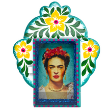Load image into Gallery viewer, Frida Tin Nicho With Glass Door