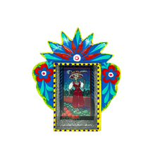Load image into Gallery viewer, Calavera Tin Nicho With Glass Door