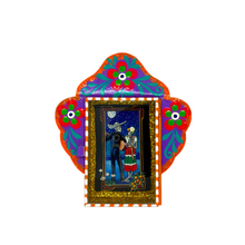 Load image into Gallery viewer, Calavera Tin Nicho With Glass Door