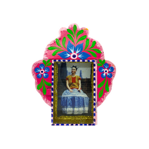 Frida Tin Nicho With Glass Door