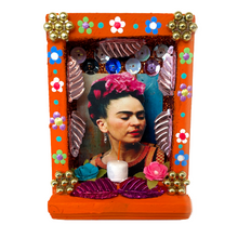 Load image into Gallery viewer, Handmade Shadow Box Nicho - Frida Candle