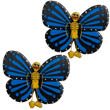 Load image into Gallery viewer, Handmade Jumbo Mariposa Butterfly Magnets (Calaca 2 Pack)