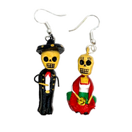 Handmade Earrings - Pareja Folklore Jewelry Mexico   