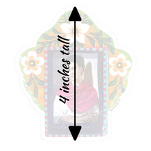 Load image into Gallery viewer, Frida Flower Frame Sticker