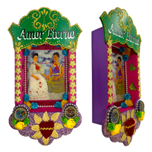 Load image into Gallery viewer, Handmade Deluxe Shadow Box Nicho - Frida Amor Eterno