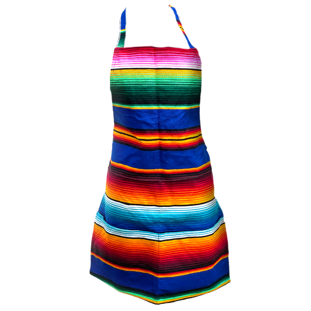 Mexican Serape Apron Apron Mariachi Los Muertos Serape Style - A  