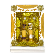 Handmade Shadow Box Nicho - Luchadores, Lucha Libre, Mexican Wrestlers, Monochromatic Series Shadow Boxes Mexico CC   