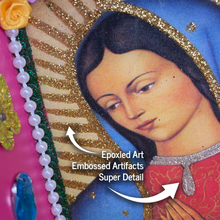 Load image into Gallery viewer, Handmade Deluxe Shadow Box Nicho - Virgen De Guadalupe