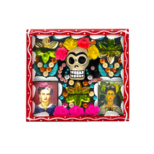 Load image into Gallery viewer, Handmade Framed Frida Tribute Wall Art Piece
