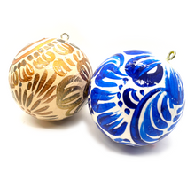 Load image into Gallery viewer, Handmade Mexican Christmas Navidad Ornaments - Talavera Collection (2 Pack)
