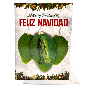 Musical Greeting Card - Feliz Navidad - Virgen de Guadalupe