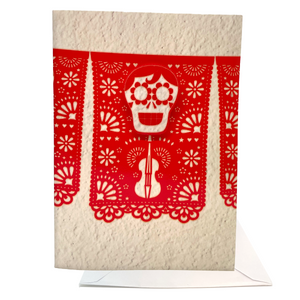 Musical Greeting Card - Papel Picado - Cielito Lindo