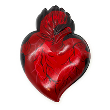 Load image into Gallery viewer, Handmade Tin Mexican Milagro Hearts - Puro Corazon