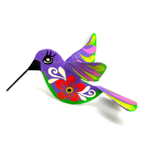 Handmade Tin Magic Hummingbird - Colibrí Magico