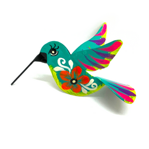 Handmade Tin Magic Hummingbird - Colibrí Magico