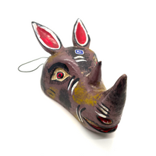 Load image into Gallery viewer, Handmade and Painted - Mexican Ceremonial Folk Mask - Fantastical Animals
