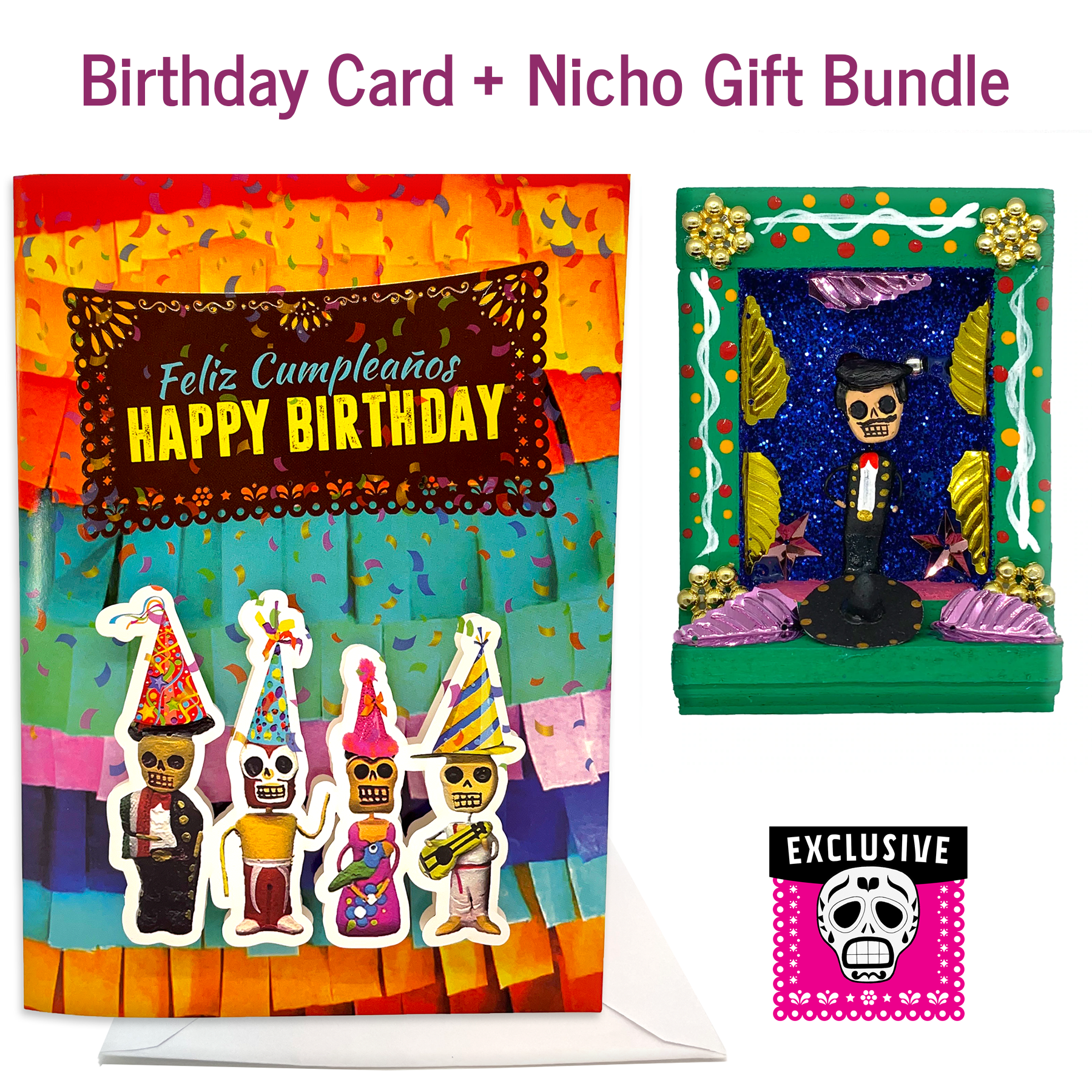 Amigo Musical Birthday Card + Gift Bundle –