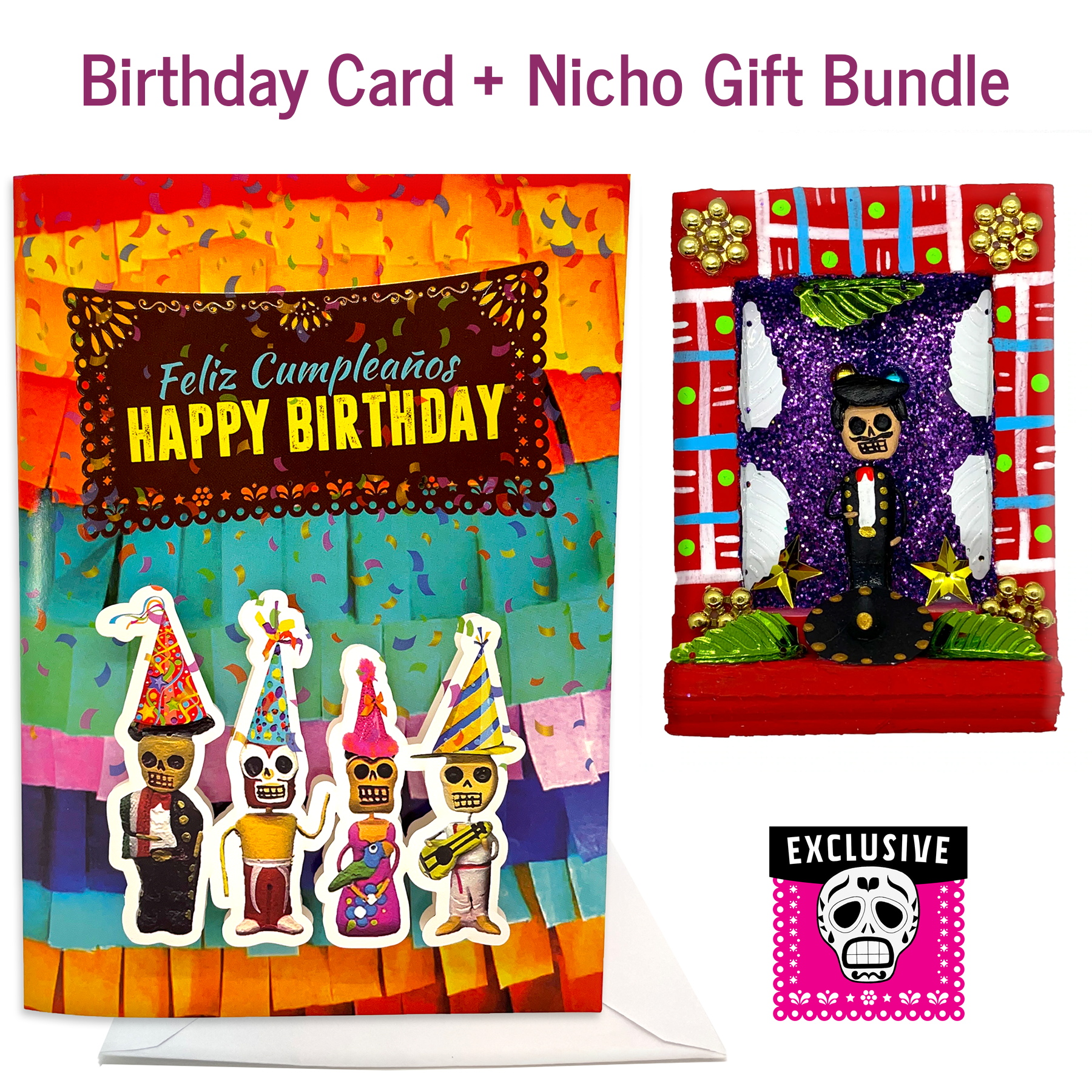 Amigo Musical Birthday Card + Gift Bundle –