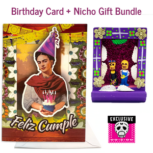 Frida Musical Birthday Card + Gift Bundle