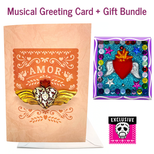 Amor Musical Greeting Card + Gift Bundle