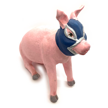 Load image into Gallery viewer, Mexican handicraft folkart luchador lucha libre pig