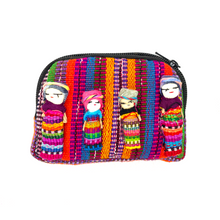 Load image into Gallery viewer, mexican handmade worry doll coin purse Muñeca quitapena