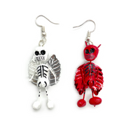 Handmade Earrings - Angel and Diablito Jewelry Mexico   