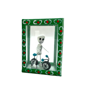 Handmade Window Shadow Box Nicho - See Through Series  - Jr's Bike
