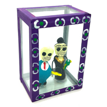 Load image into Gallery viewer, Handmade Window Shadow Box Nicho - See Through Series  - Diego y Frida