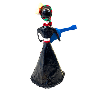 Mexican Handmade Paper Maché - Catrina Mariachi