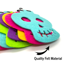 Load image into Gallery viewer, Papel Picado - Quality Felt Sugar Skull / Calavera Garland