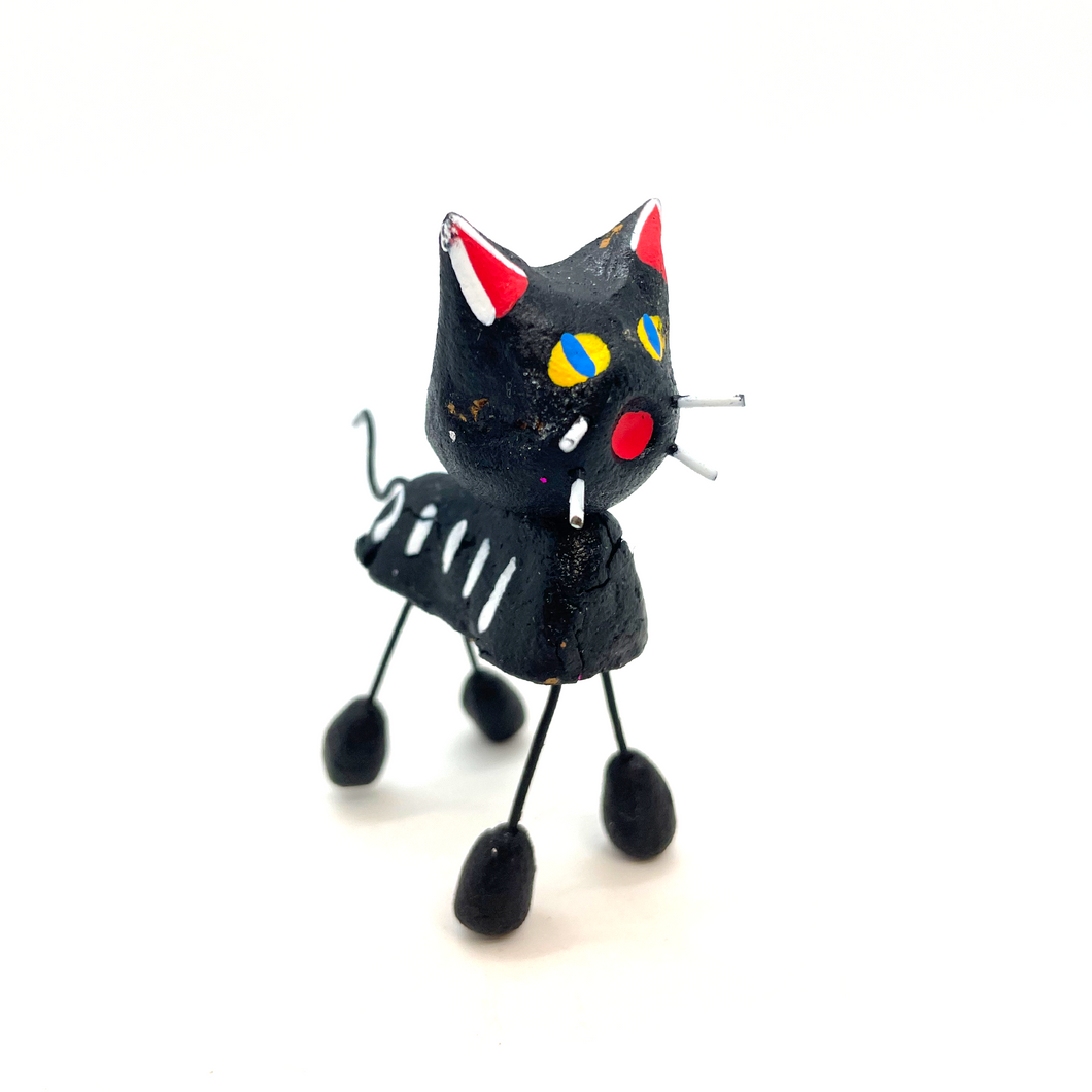 Handmade Mexican Pets - El Gato Negro The Black Cat