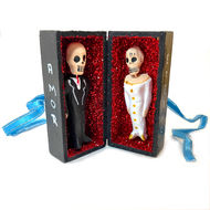Handmade Shadow Box Nicho - Novios 