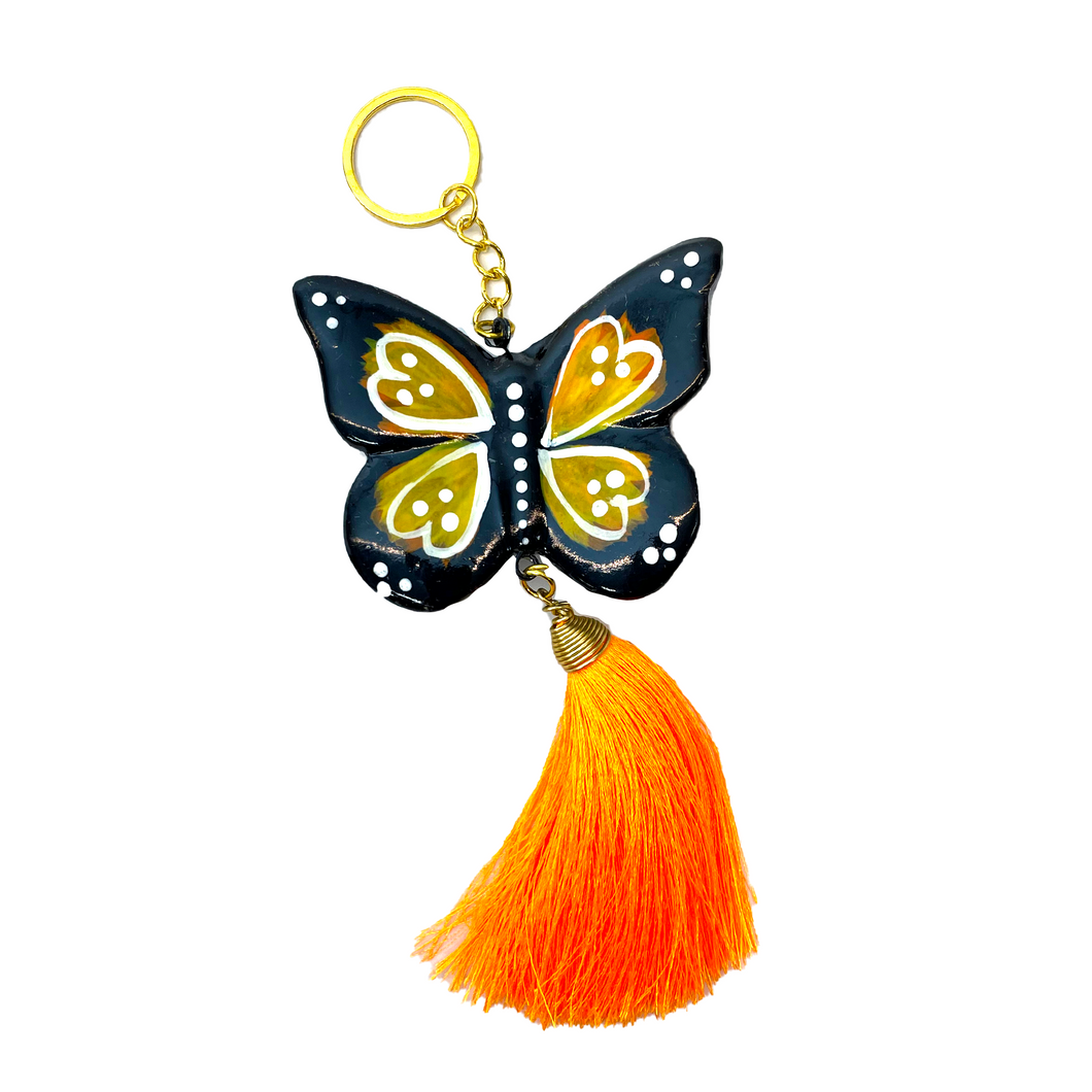 Handmade Mariposa Butterfly Keychain Llavero Ornament