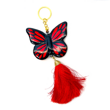 Load image into Gallery viewer, Handmade Mariposa Butterfly Keychain Llavero Ornament