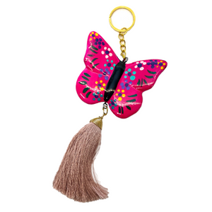 Handmade Mariposa Butterfly Keychain Llavero Ornament