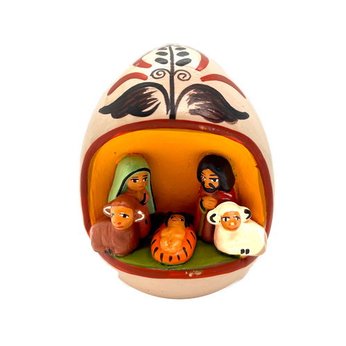 Handmade Nativity Natividad Scene - Dome
